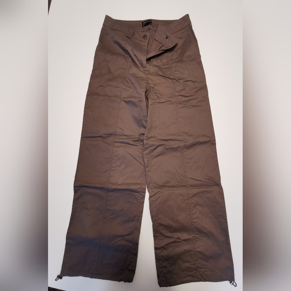 Frank And Oak Beige Emma Ultra Wide Leg Pants